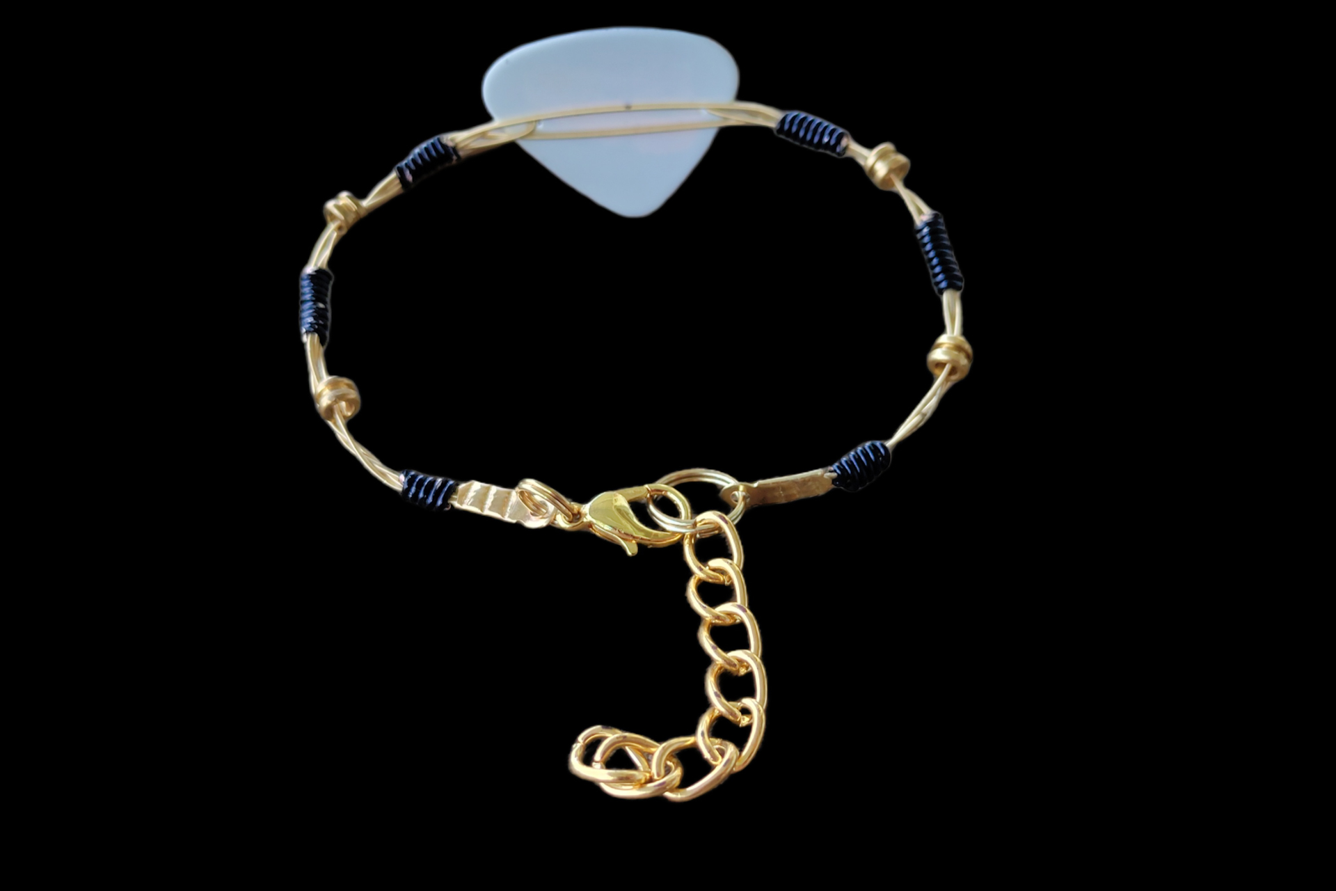 The Beatles "Rubber Soul" Guitar String Bracelet Upcycled Guitar String